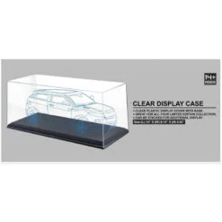 No Brand 1:18 Black Display Case (L) 35.5cm X (W) 15.6cm X (H) 15.3cm
