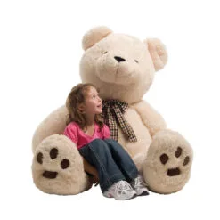 Christmas gift Sales Store -Christmas gift Sales Store 14 metre giant plush bear cream 1