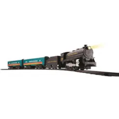 Battery Operated Santa Fe Diesel Train Set (29 Pcs Train Set) - HO Gauge