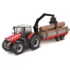 Bburago 10cm Massey Ferguson 8740S Tractor Logging Trailer -Christmas gift Sales Store bburago 10cm massey ferguson 8740s tractor logging trailer