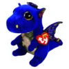 TY Beanie Boos Medium Saffire Blue Dragon -Christmas gift Sales Store beanie boos medium saffire blue dragon