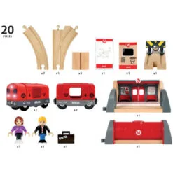 Brio World Metro Railway Set With 20 Pieces -Christmas gift Sales Store brio world metro railway set with 20 pieces 3