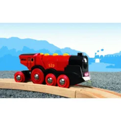 Brio World Mighty Red Action Locomotive -Christmas gift Sales Store brio world mighty red action locomotive 5
