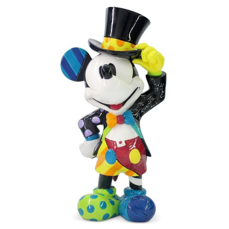 Britto - Mickey Mouse With Top Hat Large Figurine 3 Britto - Mickey Mouse With Top Hat Large Figurine