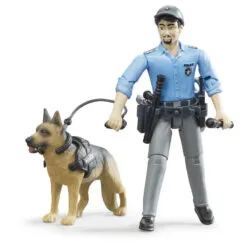 Bruder Policeman With Dog -Christmas gift Sales Store bruder policeman with dog 3