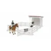 Bruder Bworld Rider Court With Rider And Horse -Christmas gift Sales Store bworld rider court with rider and horse
