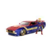 Captain Marvel - 1973 Ford Mustang Mach 1 1:24 Scale Ride -Christmas gift Sales Store captain marvel 1973 ford mustang mach 1 124 scale ride