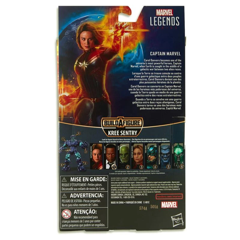 Captain Marvel 6-Inch Legends Captain Marvel 4 Captain Marvel 6-Inch Legends Captain Marvel - Image 2