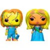 No Brand Child's Play - Bride Of Chucky (Blacklight) Pop! 2-Pack -Christmas gift Sales Store childs play bride of chucky blacklight pop 2pack