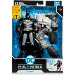 DC Gaming Build-A 7In Figures Wv1 - Arkham City B&W Variant - Batman (B&W) (Goldlabel) -Christmas gift Sales Store dc gaming builda 7in figures wv1 arkham city bw variant batm 3