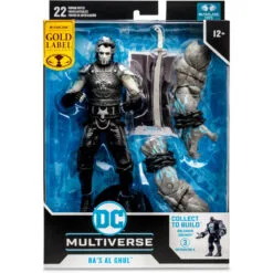 No Brand DC Gaming Build-A 7In Figures Wv1 - Arkham City B&W Variant - Ra's Al Ghul (B&W) (Goldlabel) -Christmas gift Sales Store dc gaming builda 7in figures wv1 arkham city bw variant ras 1