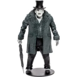 No Brand DC Gaming Build-A 7In Figures Wv1 - Arkham City B&W Variant - The Penguin (B&W) (Goldlabel)