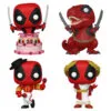 Deadpool - 30th Anniv Pop! 4Pk -Christmas gift Sales Store deadpool 30th anniv pop 4pk