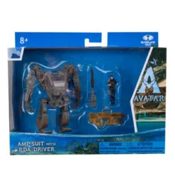 Disney Avatar W.O.P Med Deluxe Character And Vehicle - A2 Amp Suit/Rda Driver