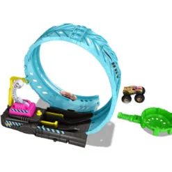 Hot Wheels Monster Trucks Epic Loop Glow In Dark Playset -Christmas gift Sales Store hot wheels monster trucks epic loop glow in dark playset 4