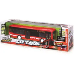 Maisto City Bus With Auto Doors & Operating Lights 33cm Long