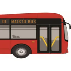 Maisto City Bus With Auto Doors & Operating Lights 33cm Long -Christmas gift Sales Store maisto city bus with auto doors operating lights 33cm long 4
