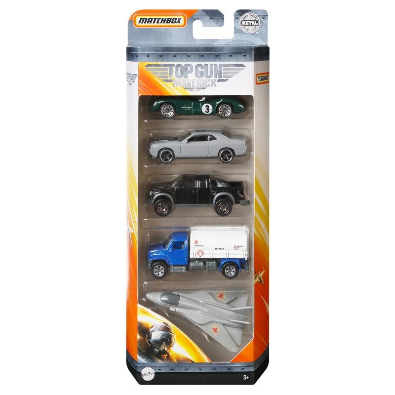 Matchbox Top Gun 5 Pack Assorted 3 Matchbox Top Gun 5 Pack Assorted