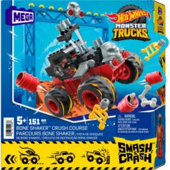 Mega Hot Wheels Smash N Crash Bone Shaker Crush Course