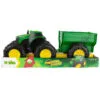 John Deere Monster Treads Tractor And Wagon (New Tyres) -Christmas gift Sales Store monster treads tractor and wagon new tyres