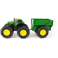 John Deere Monster Treads Tractor And Wagon (New Tyres) -Christmas gift Sales Store monster treads tractor and wagon new tyres 3