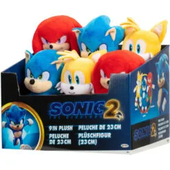 No Brand Sonic 2 Movie- 9" Basic Plush Assorted -Christmas gift Sales Store sonic 2 movie 9 basic plush assorted 1