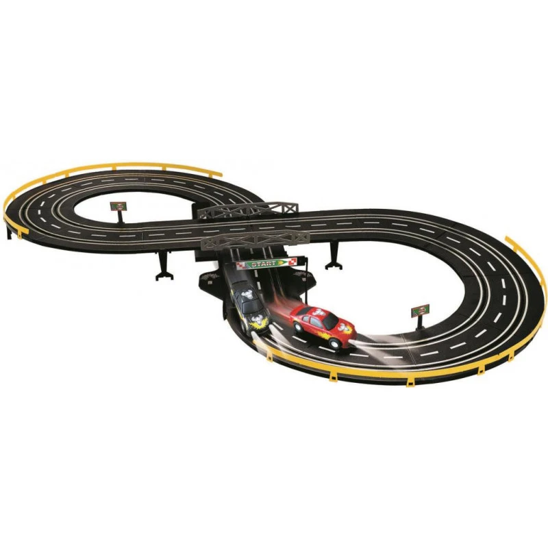 Speed Chaser Road Slot Racing Set Batteries Not Included 4 Speed Chaser Road Slot Racing Set Batteries Not Included - Image 2