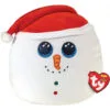 TY Squish A Boo 10" Flurry Snowman -Christmas gift Sales Store squish a boo 10 flurry snowman