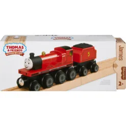 Fisher Price Thomas Wooden Railway James Engine And Coal-Car