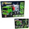 No Brand Transforming Rubbish Recycle Truck -Christmas gift Sales Store transforming rubbish recycle truck