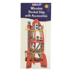 Wooden Rocket Ship With Accessories