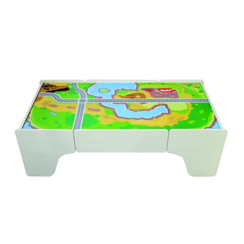 Wooden Train Table - No Train Set 3 Wooden Train Table - No Train Set