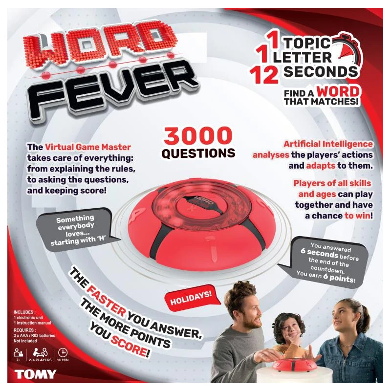 Tomy Word Fever - Electronic Game 7 Tomy Word Fever - Electronic Game - Image 5